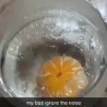 If you dont got ice crystals in your orange water