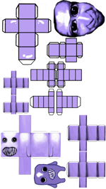 Fuwatti and AO oni papercraft