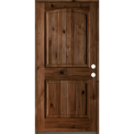 pounding on wooden door