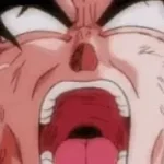 goku screaming