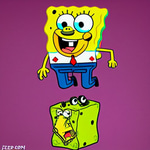 Sponge Bob dissatisfied