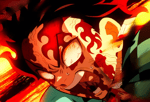 tanjiro scream