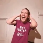 I put the packet on the glass