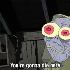 LOOK TO UR RIGHT OR UR GONNA DIE