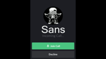 calling Sans