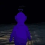 Tinky Winky doesnt wanna take off his sneakers