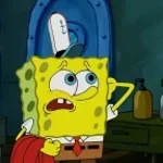 why so nervous, sweating so much Spongebob Squarepants
