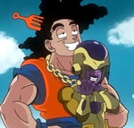 Gold Frieza on My Chain