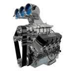 Big Block V8 Engine Idle 2