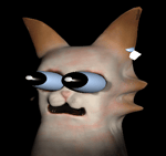 Car sees something over there