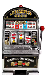 slot machine entering coins