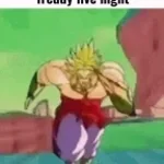 Broly chooses Kakarot to be his first victem