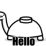 Mine turtle hello