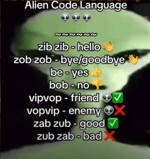 Alien Ble ble ble ble