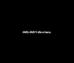 The Outsiders - dally didn't die a hero