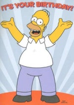 Homer Simpson : The Simpsons Happy Bday