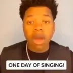 one day of singing!
