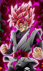 This is Super Saiyan Rosé Goku Black