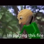 IM PUTTING THIS FIRE OUT