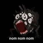 Mountain of smiling bodies scream