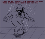 LOOK AT ME LUCAS, I'M SKATING TO YOU!