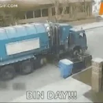 Truck reversing LOUD