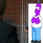 Purple homer simspon