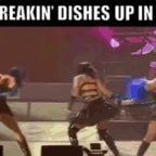 breaking dishes