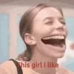 girl laugh meme