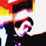 Man destroys keyboard