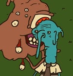 not really a fan of being blinked on (nigel and marmalade)