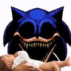 sonic.exe makes your baby stop crying