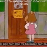 That sign can't stop me!