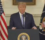 "To those who broke the law, you will pay." — Trump