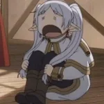 Frieren crying