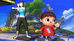 SSB Villager - Air attack 2