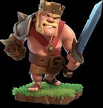 Barb king rage yell - Clash of Clans