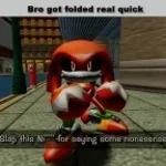 sonic activates his anti racism protocol