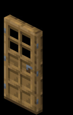 Open - wooden door 2
