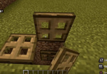 wooden trapdoor - open 4