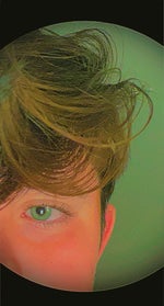 sam the dog with the hot dog