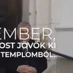 most jövök ki a templombol