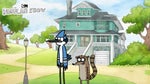 mordecai and rigby woah