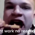 Light work no reaction.