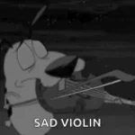 sad violin