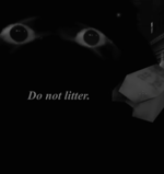 do not litter