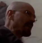 Walter White Screaming furiously at Jesse pinkman whilst aggres