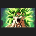 broly transforms theme