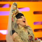 Lady Gaga laughing
