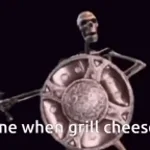 skeleton banging shield cut